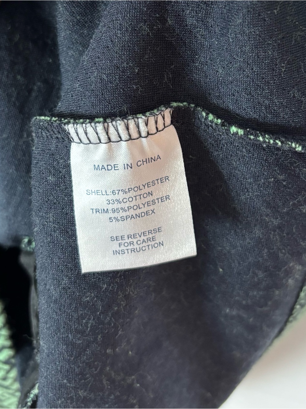 Tyler Boe Kim Cowl Neck Shift Dress Green Small Geometric Pockets Mod Retro - Picture 6 of 7